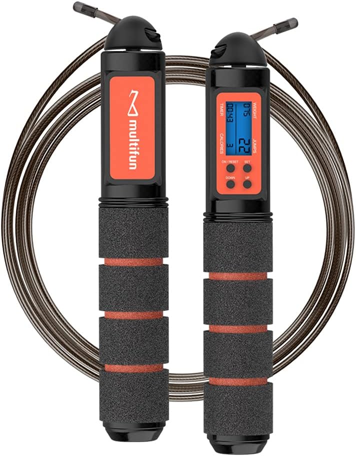 Adjustable Digital Jump Rope with Alarm