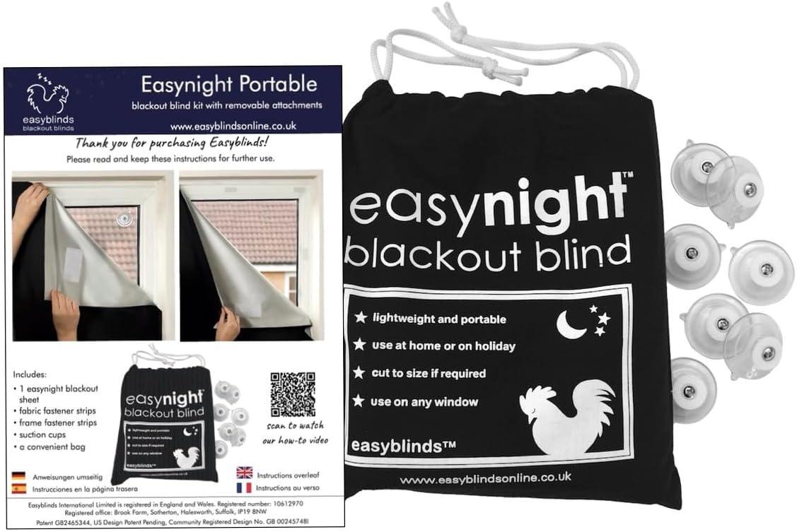 portable travel blackout blind